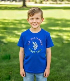 Blue Polo Shirt for Kids