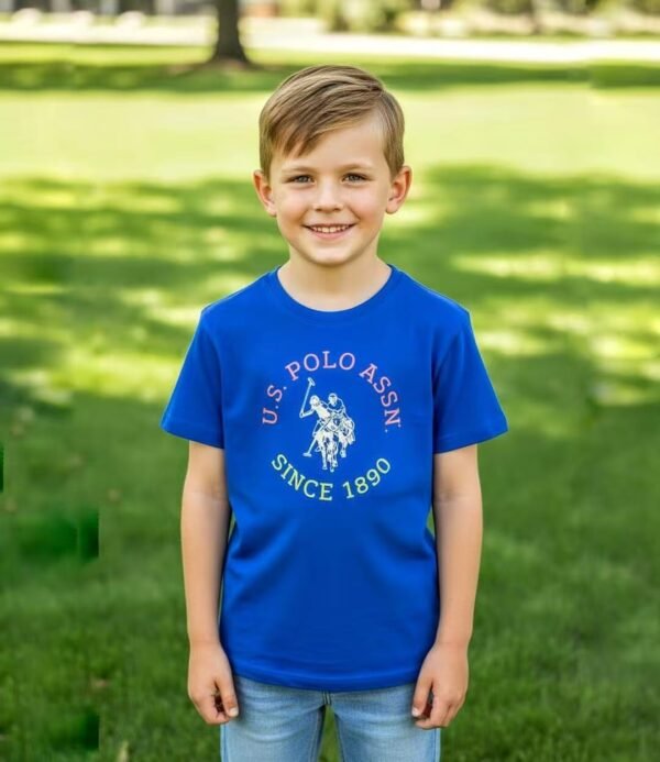 Blue Polo Shirt for Kids